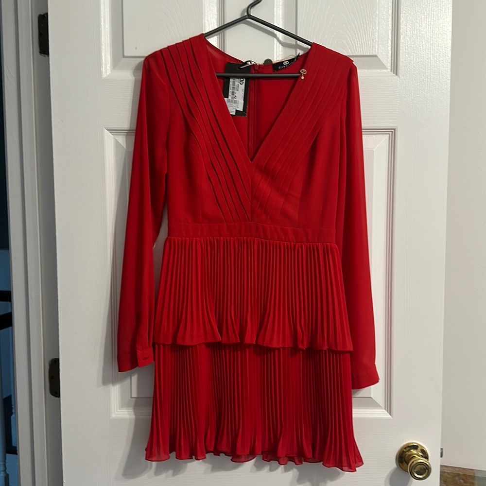 Divedivine Abito Sabrina Red Dress NWTs
